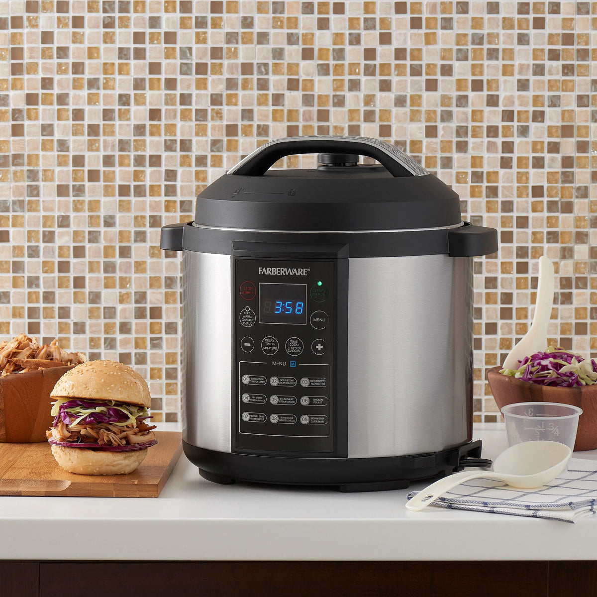 Farberware Programmable Digital Pressure Cooker, 6 Quart