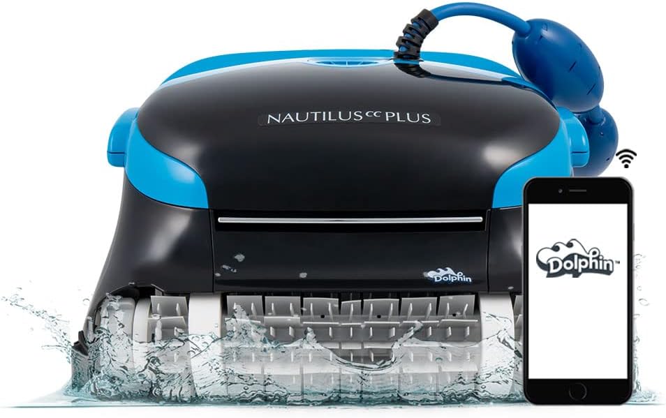 Dolphin Nautilus CC Plus Wi-Fi Robotic Pool Vacuum Cleaner For In-Ground Pools Up To 50 FT - Nautilus CC Plus Wi-Fi
