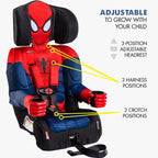 KidsEmbrace Marvel Spider-Man 2-in-1 Forward-Facing Booster Car Seat With LATCH - 2025