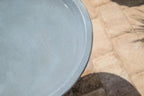 Pedestal Outdoor Concrete Bird Bath, Gray Finish, 16 Inch Diameter