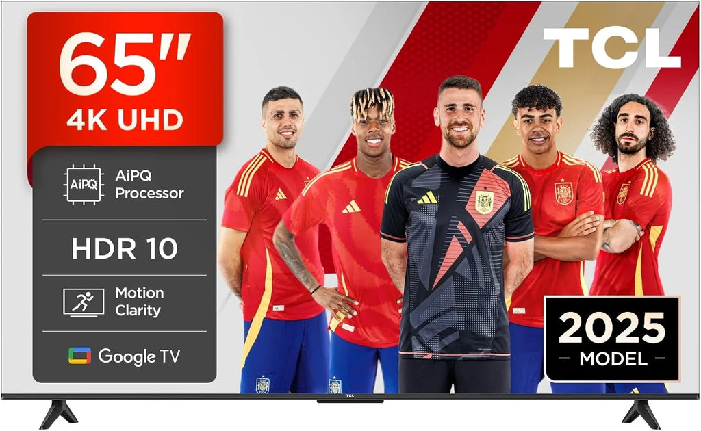 TCL 65V6C 65 Pulgadas 4K Smart LED TV With HDR, Google TV, Dolby Audio, Alexa And Chromecast Built-In
