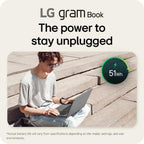 LG Gram Book 15 Business Laptop, 15.6-inch FHD IPS Display, 32GB RAM, 1TB SSD - Intel i5-1334U With Hub