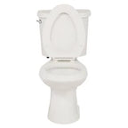 Glacier Bay 2-Piece 1.28 GPF High Efficiency Single Flush Elongated Toilet - White