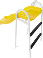 XDP Blue Ridge Metal A-Frame Swing Set With Slide, 2 Swings, Glider And Trapeze, Multicolor - 15 Feet
