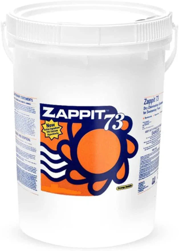 NAZHUA Calcium Hypochlorite Pool Shock 73% Cal Hypo 50 lb - Zappit