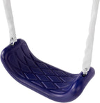 XDP Blue Ridge Metal A-Frame Swing Set With Slide, 2 Swings, Glider And Trapeze, Multicolor - 15 Feet