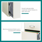 Space Solutions 3 Drawer Letter Width Vertical File Cabinet With Pencil Drawer, White