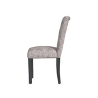Set Of 2 Upholstered Parsons Dining Chairs, 38 in H x 19 in W x 23.5 in D