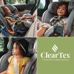 Chicco OneFit ClearTex All-in-One Car Seat, 5-100 lbs, Slate - 00079741040070