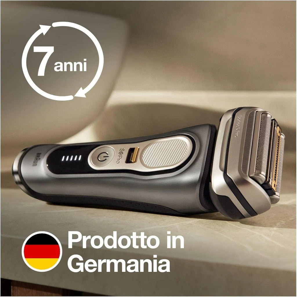 Braun Electric Shaver And Trimmer, 4+1 Shaving Head, 60 Min - Series 9 Pro