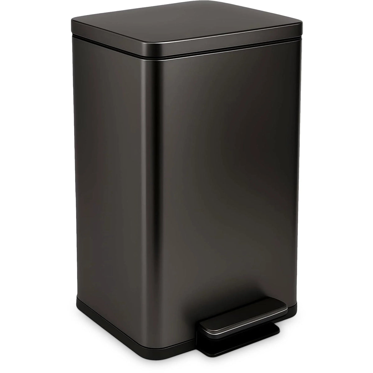 13.2 Gallon Stainless Steel Step Kitchen Trash Can With Odor Control