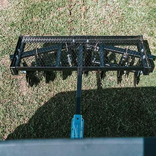 Titan Distributors Inc. 4-Ft Notched Disc Harrow Attachment Pull Behind for ATV and UTV - NO250072