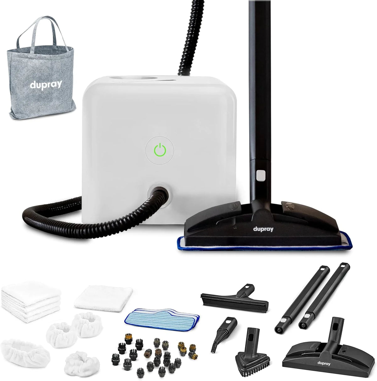 Steam Cleaner With 40-Piece Accessory Set