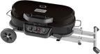 Portable Stand-Up Propane Grill, Black, 3 Burners - 285
