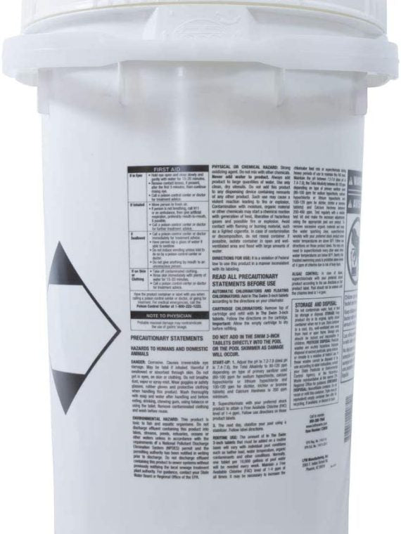 In The Swim 3-Inch Pool Chlorine Tablets, 55 lb, 90% Available Chlorine