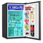 Galanz 3.3 Cu Ft One Door Mini Fridge, Black