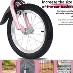 Baprem Girls' Bicycle, 18 Inch, Pink - Single Speed