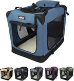 EliteField 3-Door Folding Soft Dog Crate With Carrying Bag - 36in L x 24in W x 28in H