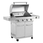 Monument Grills Stainless Steel 4 Burner Propane Gas Grill With Rotisserie - 17842