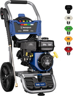 Westinghouse Gas Pressure Washer 3400 PSI, 2.6 Max GPM, 25 Feet Hose, 5 Nozzle Set - WPX3400