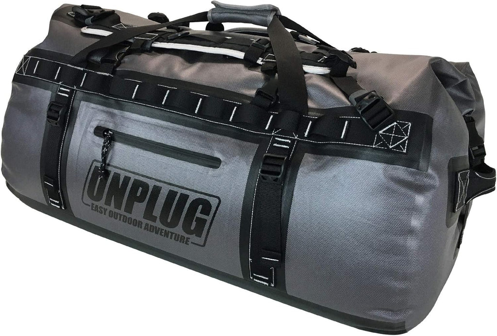 UNPLUG Waterproof Duffel Backpack, 65L, Adventure Orange - 100000