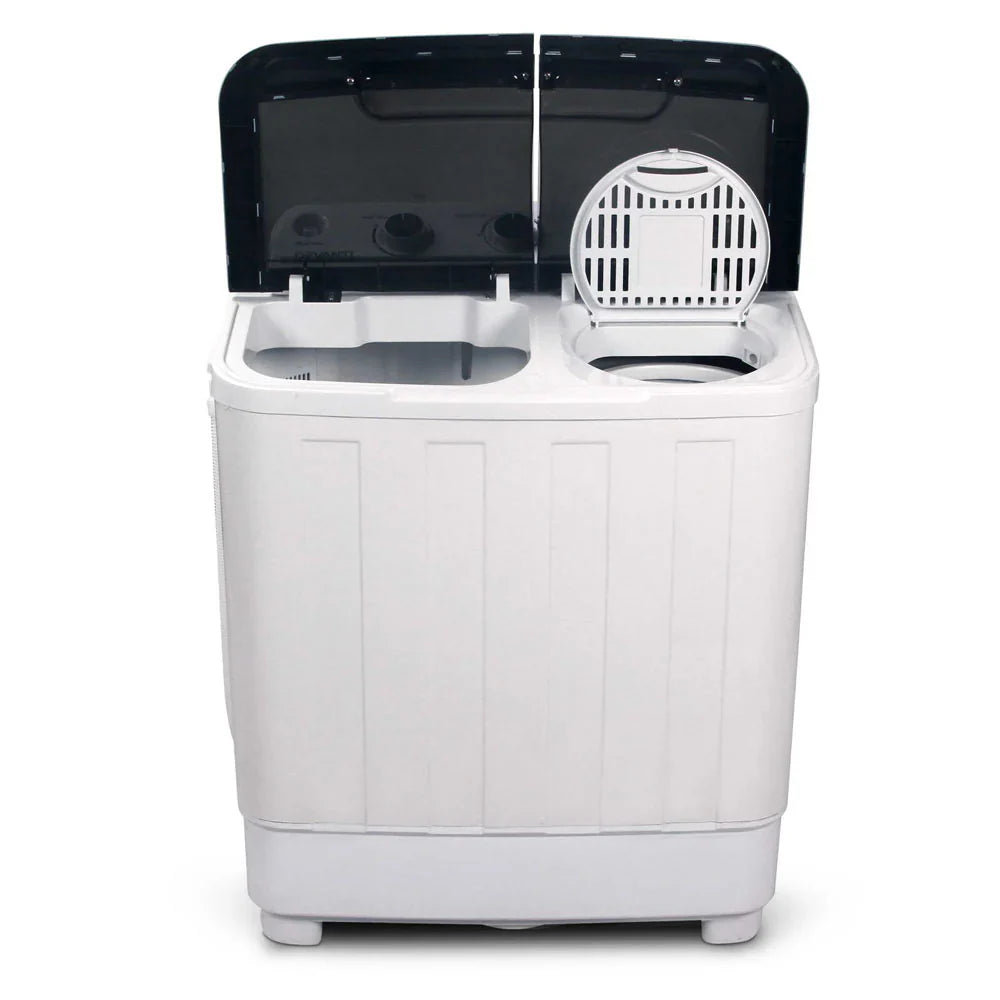 Devanti Twin Tub Portable Washing Machine 5KG - White