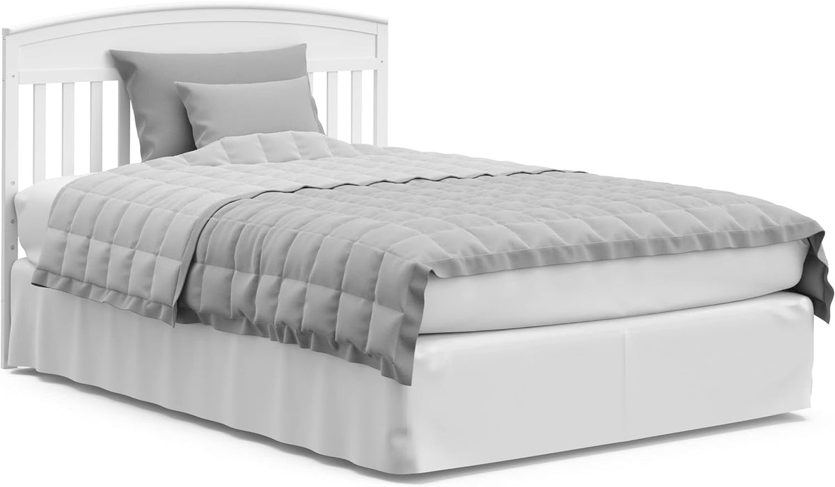 Graco 5-in-1 Convertible Crib With Storage Drawer, White