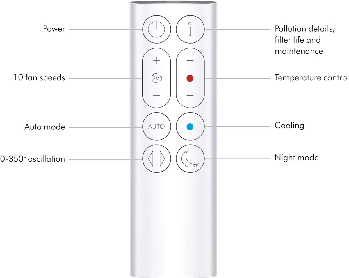 Dyson Purifier Hot+Cool Gen1, White - HP10 664610-01