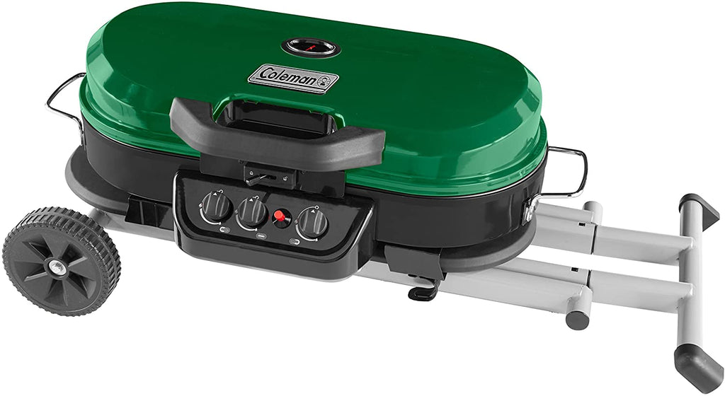 Portable Stand-Up Propane Grill, Black, 3 Burners - 285