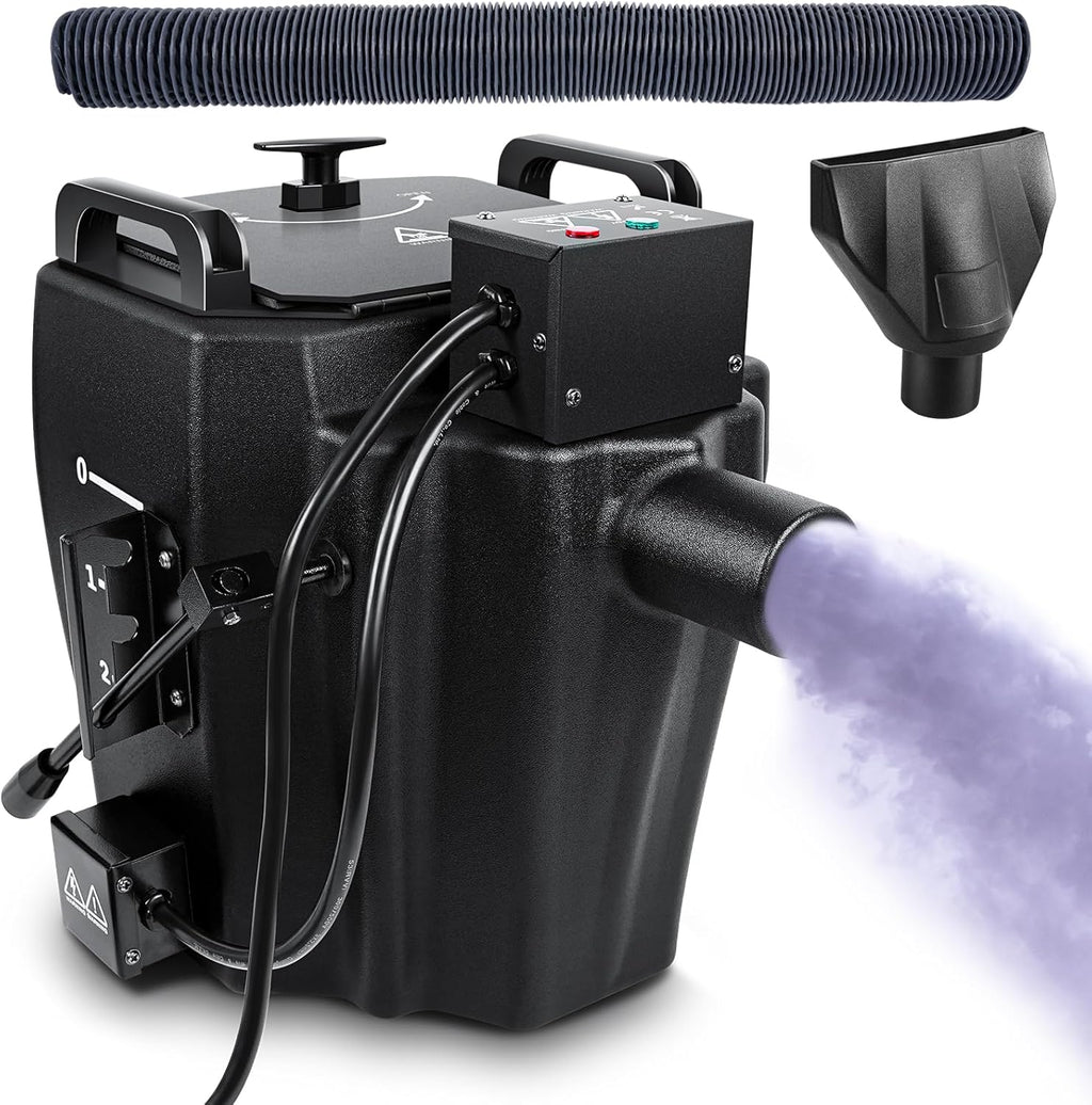 Dry Ice Fog Machine With Tube Nozzle, 3500W, Black - ZQ16046US