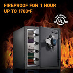 Master Lock Key Lock Box Bundle With SentrySafe Fireproof Waterproof Safe, 1.23 Cubic Feet