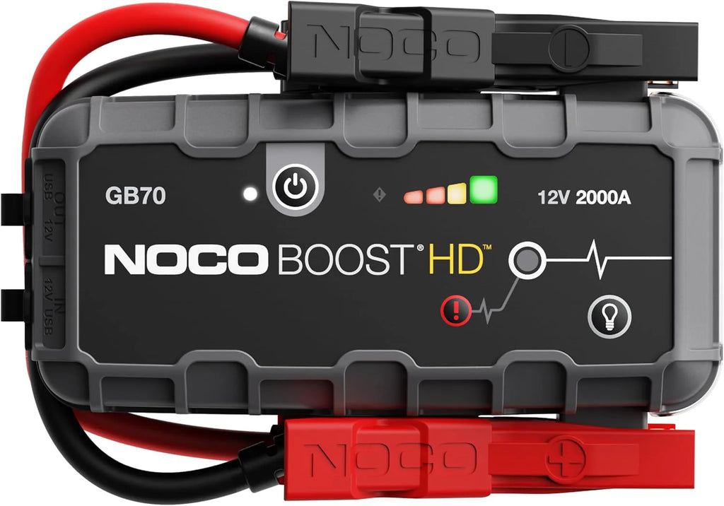 HD GB70 2000A 12V UltraSafe Car Battery Jump Starter - GB70