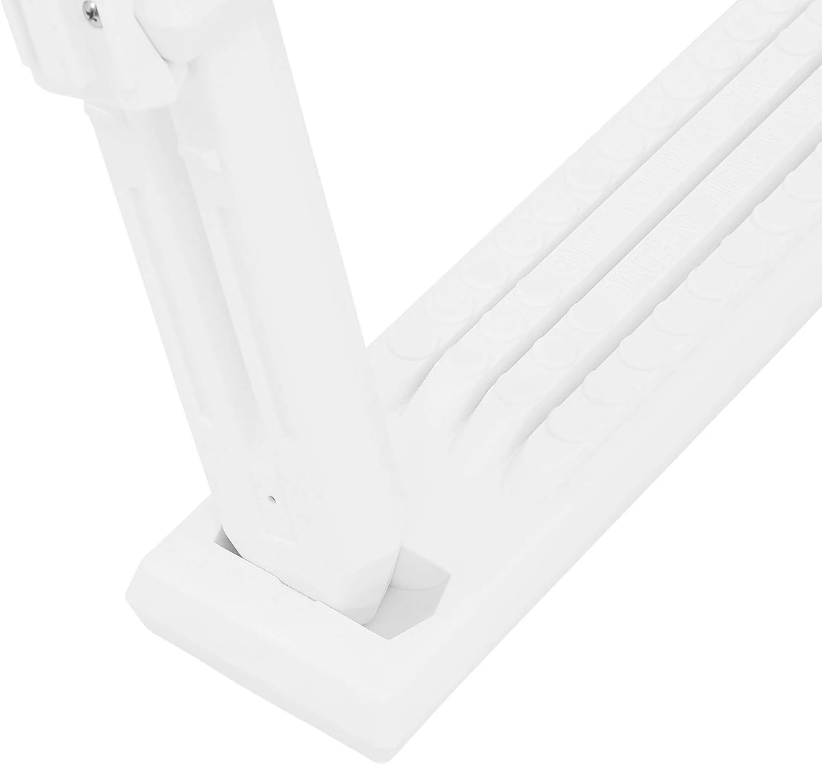 Deluxe Above-Ground Pool A-Frame Ladder, White