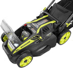 Ryobi 20 in 40-Volt Brushless Cordless Self-Propelled Lawn Mower With 5.0 Ah Battery And Charger - RY40190