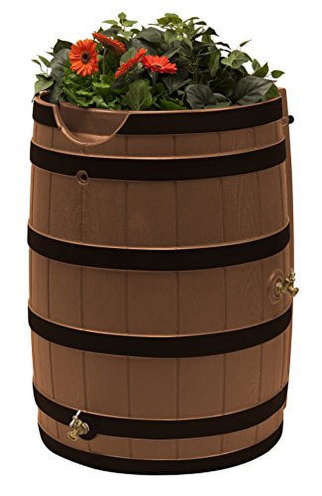 Good Ideas Rain Barrel, 65 Gallon, Terra Cotta - Rain Wizard 65