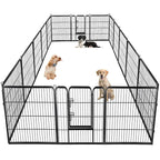 BestPet Metal Dog Playpen, 40in, 16 Panels, Indoor/Outdoor