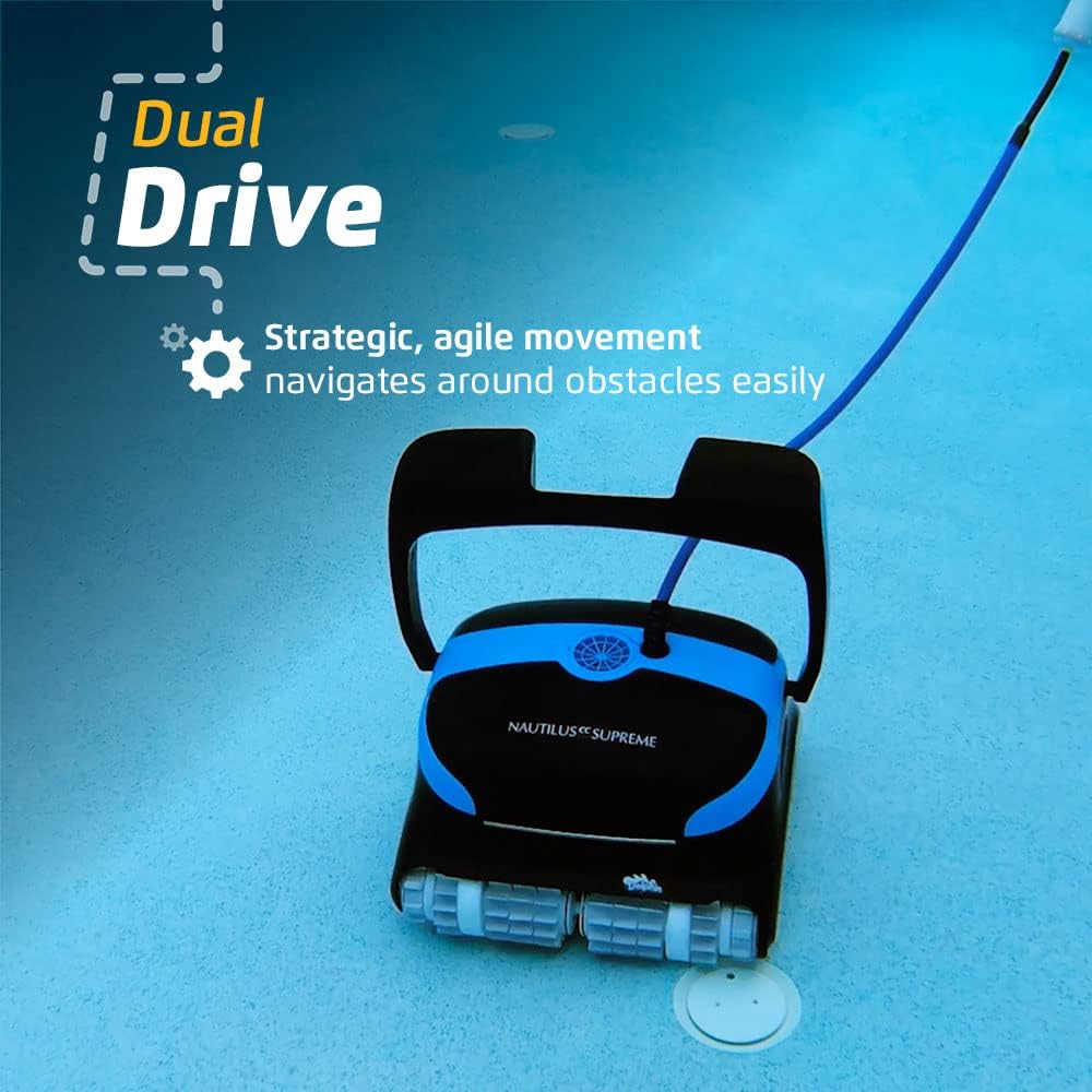 Dolphin Nautilus CC Plus Wi-Fi Robotic Pool Vacuum Cleaner For In-Ground Pools Up To 50 FT - Nautilus CC Plus Wi-Fi