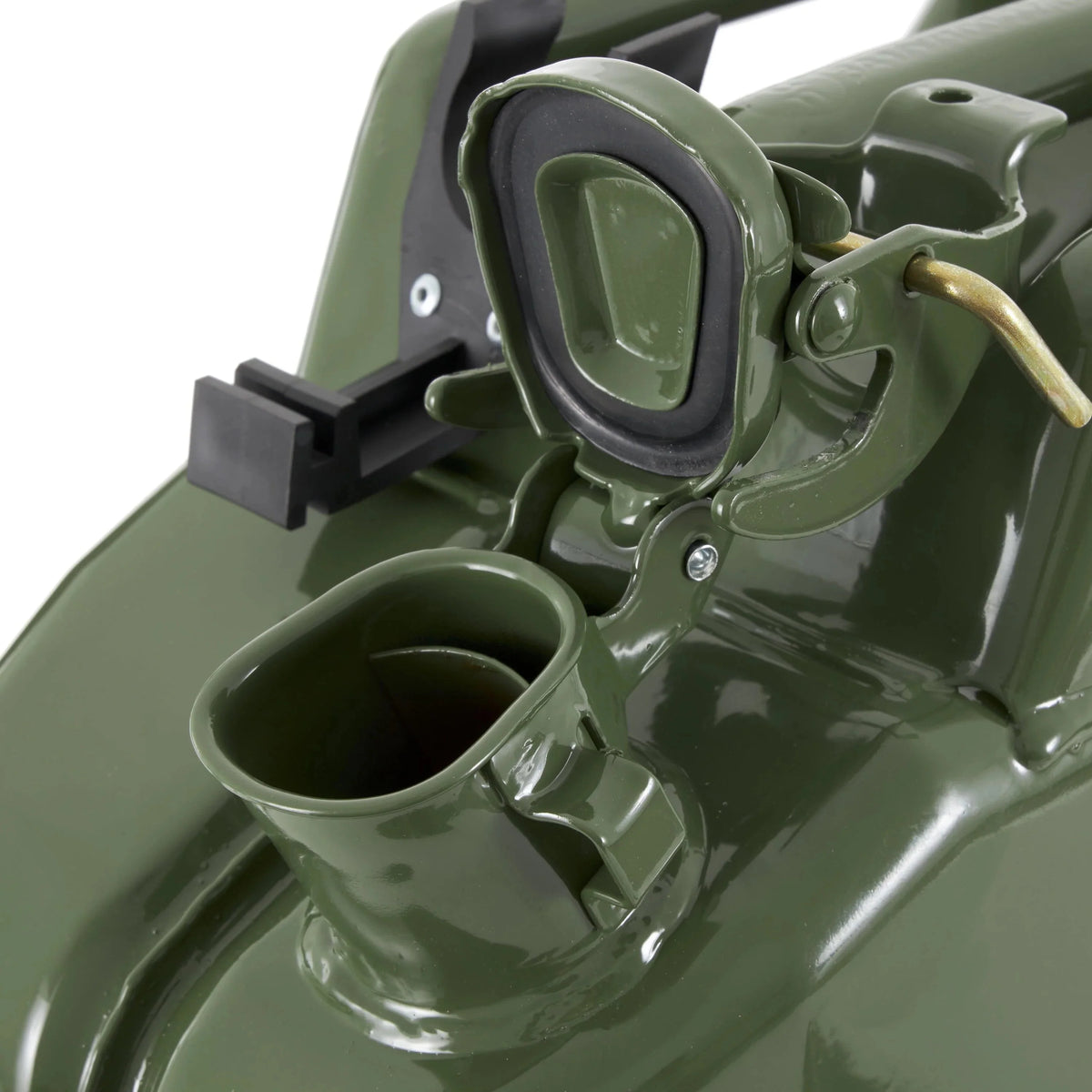 Wavian Jerry Can With Spout 5.3 Gallon 20 Liter Green - 3008-WAV-OB
