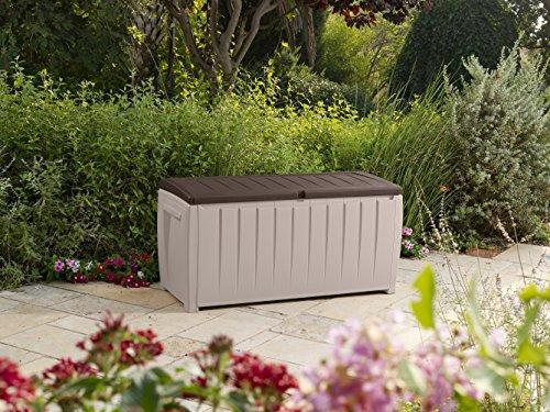 Keter Deck Storage Box 90 Gal Beige/Brown