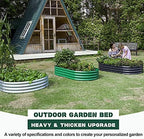Land guard Galvanized Raised Garden Bed Kit, 10x4x1ft, 2-Pack