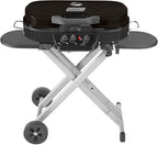 Portable Stand-Up Propane Grill, Black, 3 Burners - 285