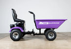 Rat Barrow Ride-On Wheelbarrow, Black, 150 Ltrs, 200kg Capacity, 98cm Wide, 2.3m Long