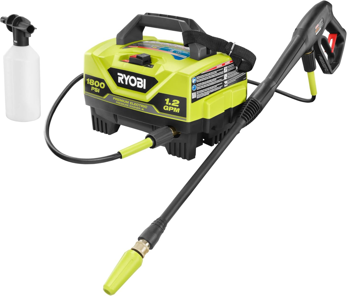 RYOBI 1800 PSI Electric Pressure Washer - 13 Amp