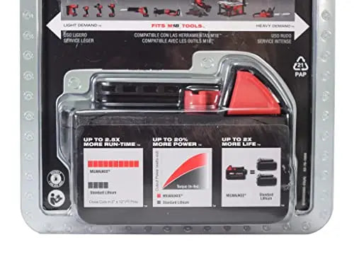 Milwaukee 18V 5Ah XC Extended Capacity Resistant Battery - 2 Pack