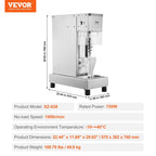 Vevor Ice Cream Blender 750W 1740 RPM 304 Stainless Steel