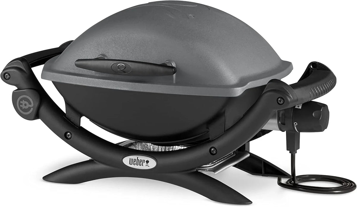 Weber Q1400 Electric Grill, Dark Gray, 2200 Watt