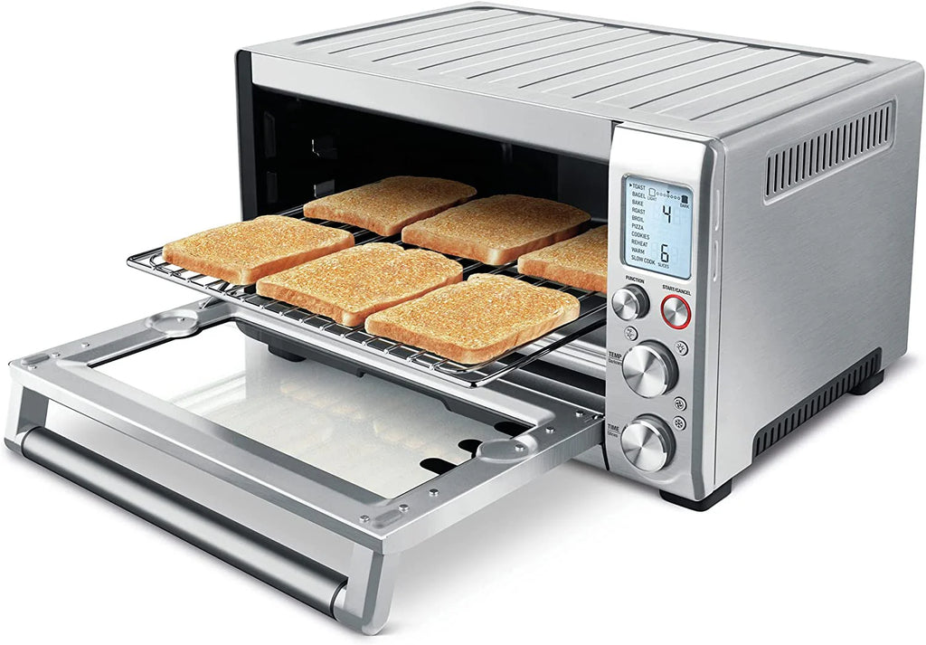 Tabletop Convection Oven, Brushed Stainless Steel - Smart Oven Pro
