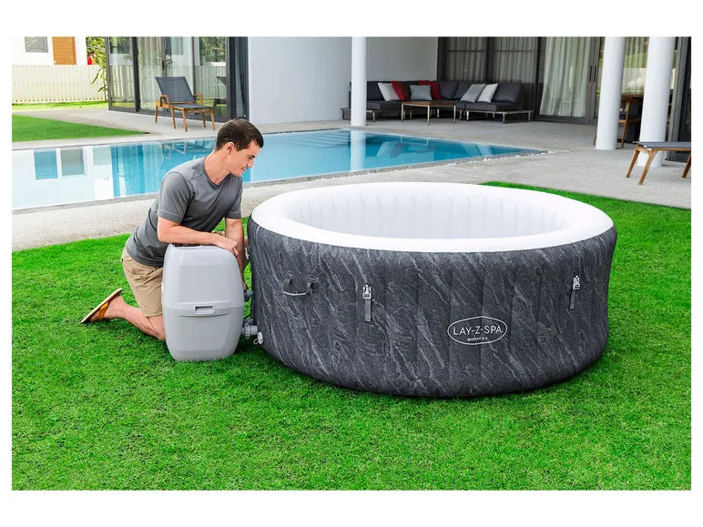 LAY-Z-SPA Round WLAN Whirlpool, Diameter 180 x 66 cm - Boracay AirJet