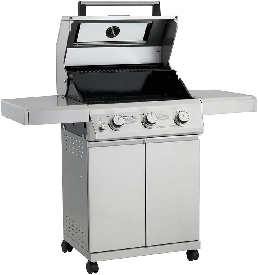4-Burner Propane Gas Grill, Stainless Steel, 52,000 BTUs - Mesa 400M With Smoker Box