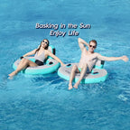 Inflatable Floating Ring Hammock And River Tube - 6-Circle, 8-Circle, 10-Circle Or 3-6-Circle